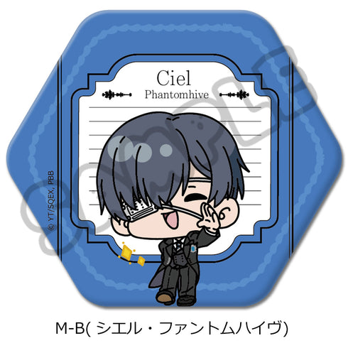 『黒執事 -寄宿学校編-』六角形缶バッジ M-B シエル・ファントムハイヴ